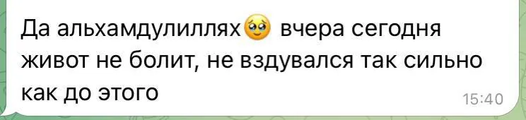 Живот не болит! Такие отзывы - в самом начале нашего ведения вы сразу начинает видеть результаты