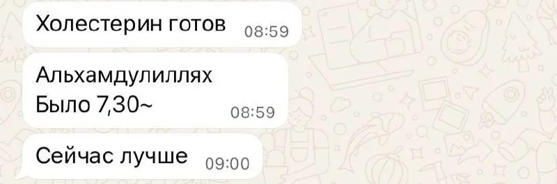 Снизили холестерин